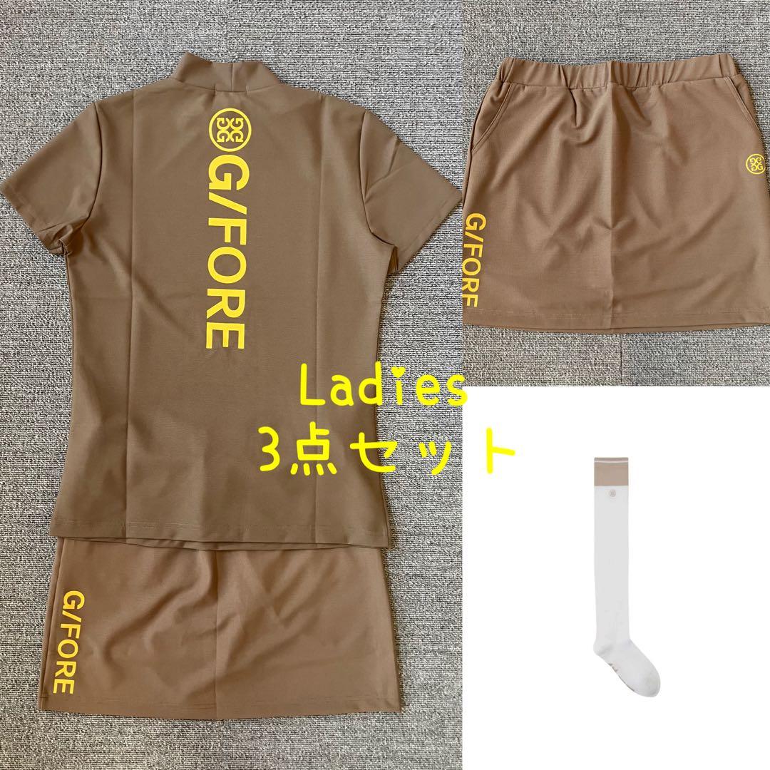 ジーフォア ゴルフ G/FORE レディース 3点セット