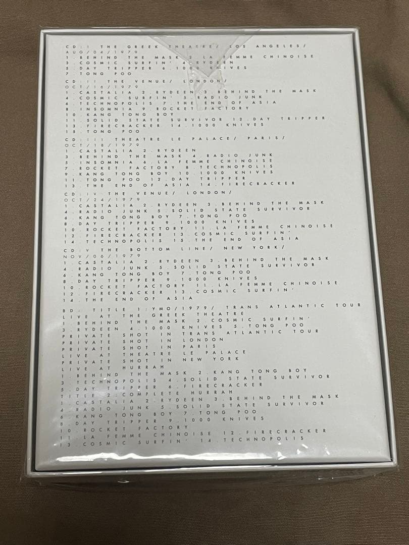 YMO 1979 Live Anthology (再プレス)