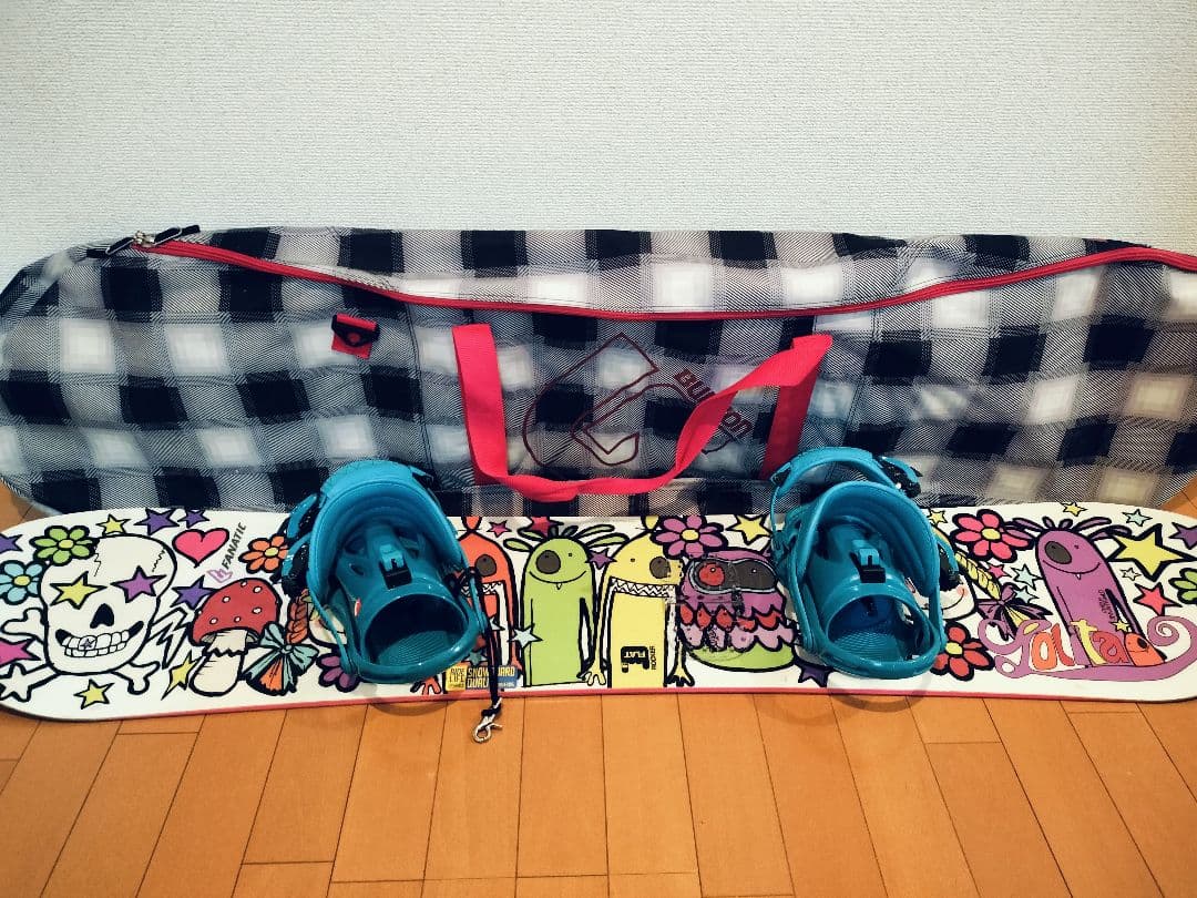 最終値下げ　FANATICスノーボード　BURTON　バック　3点セット