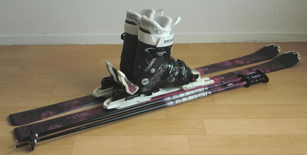 ■■送料無料■VOLKL■女性用スキー3点セット■147■メンテ付■■