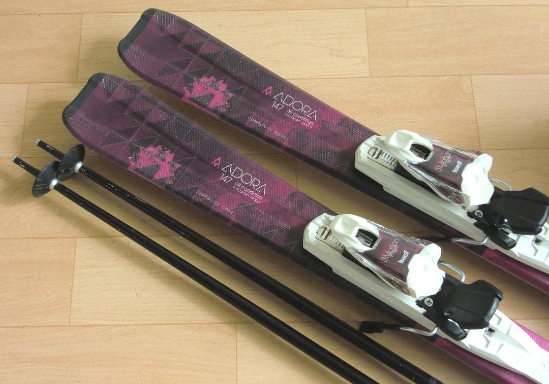 ■■送料無料■VOLKL■女性用スキー3点セット■147■メンテ付■■