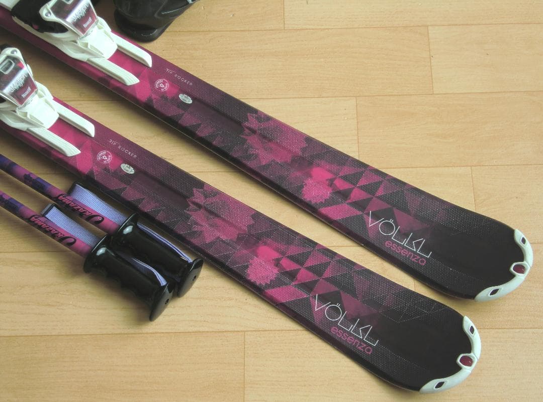 ■■送料無料■VOLKL■女性用スキー3点セット■147■メンテ付■■