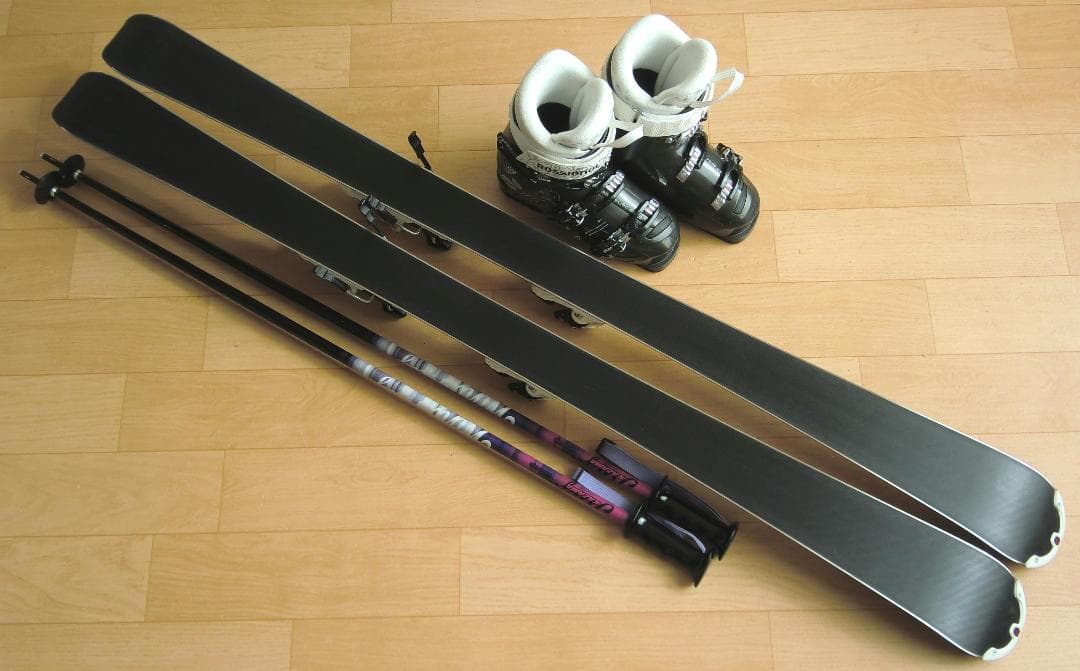 ■■送料無料■VOLKL■女性用スキー3点セット■147■メンテ付■■