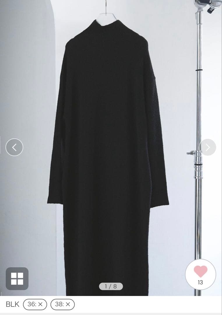 まや　アンヌーク　anuke ニットワンピース