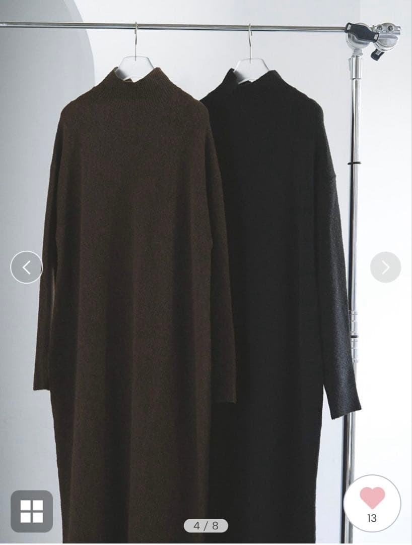 まや　アンヌーク　anuke ニットワンピース