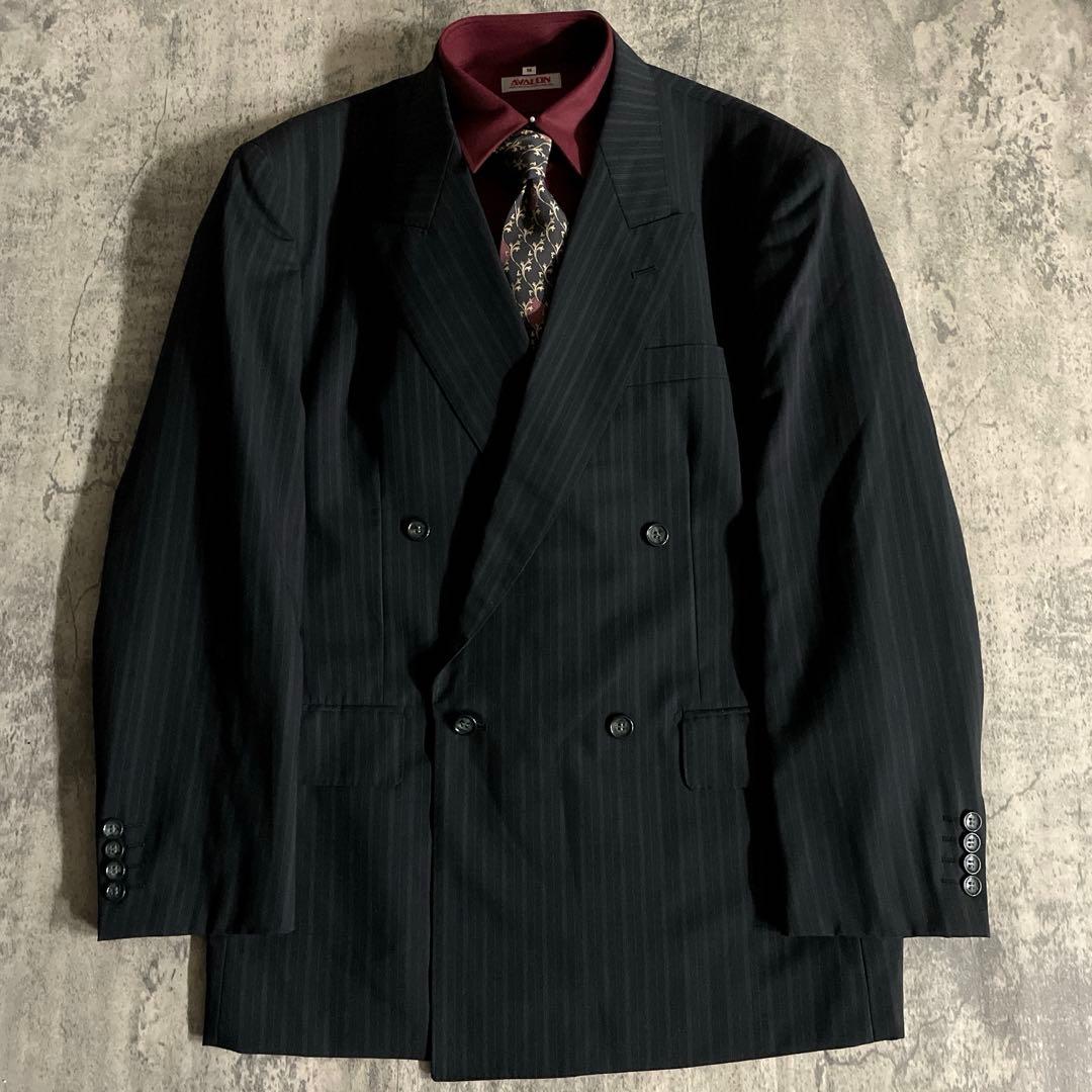 美品 Apollo特注 Christian Diorネクタイ ダブルスーツ XL