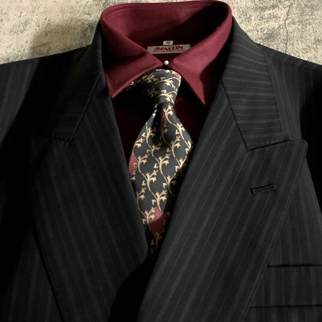 美品 Apollo特注 Christian Diorネクタイ ダブルスーツ XL