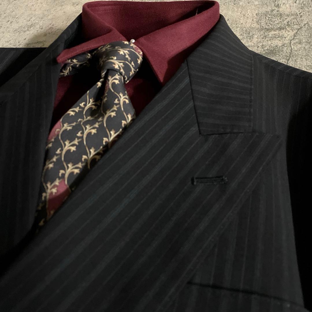 美品 Apollo特注 Christian Diorネクタイ ダブルスーツ XL