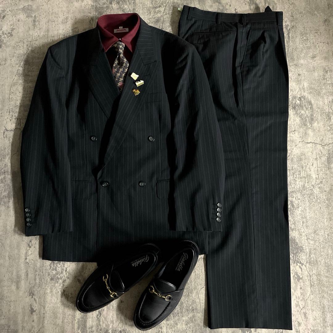 美品 Apollo特注 Christian Diorネクタイ ダブルスーツ XL