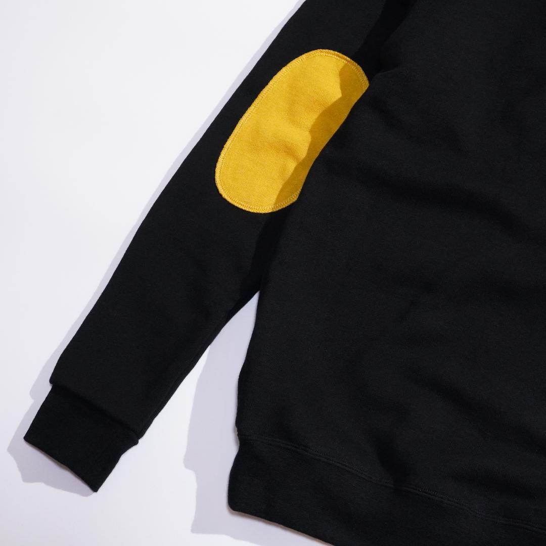 新品 ツートン リメイク スウェット トレーナー イエロー スニーカー 黒　黄色