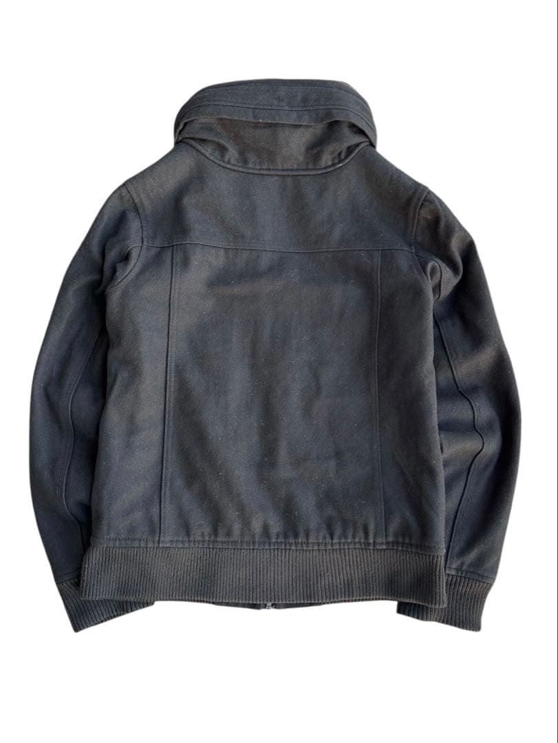 ジャケット・アウター detachable volume neck bomber jacket