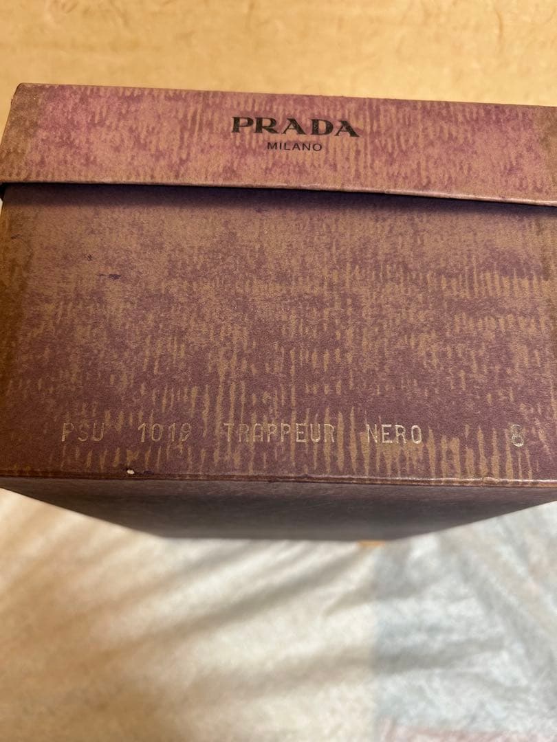 PRADA プラダ　レザー　シューズ　ブラック　27.0cm