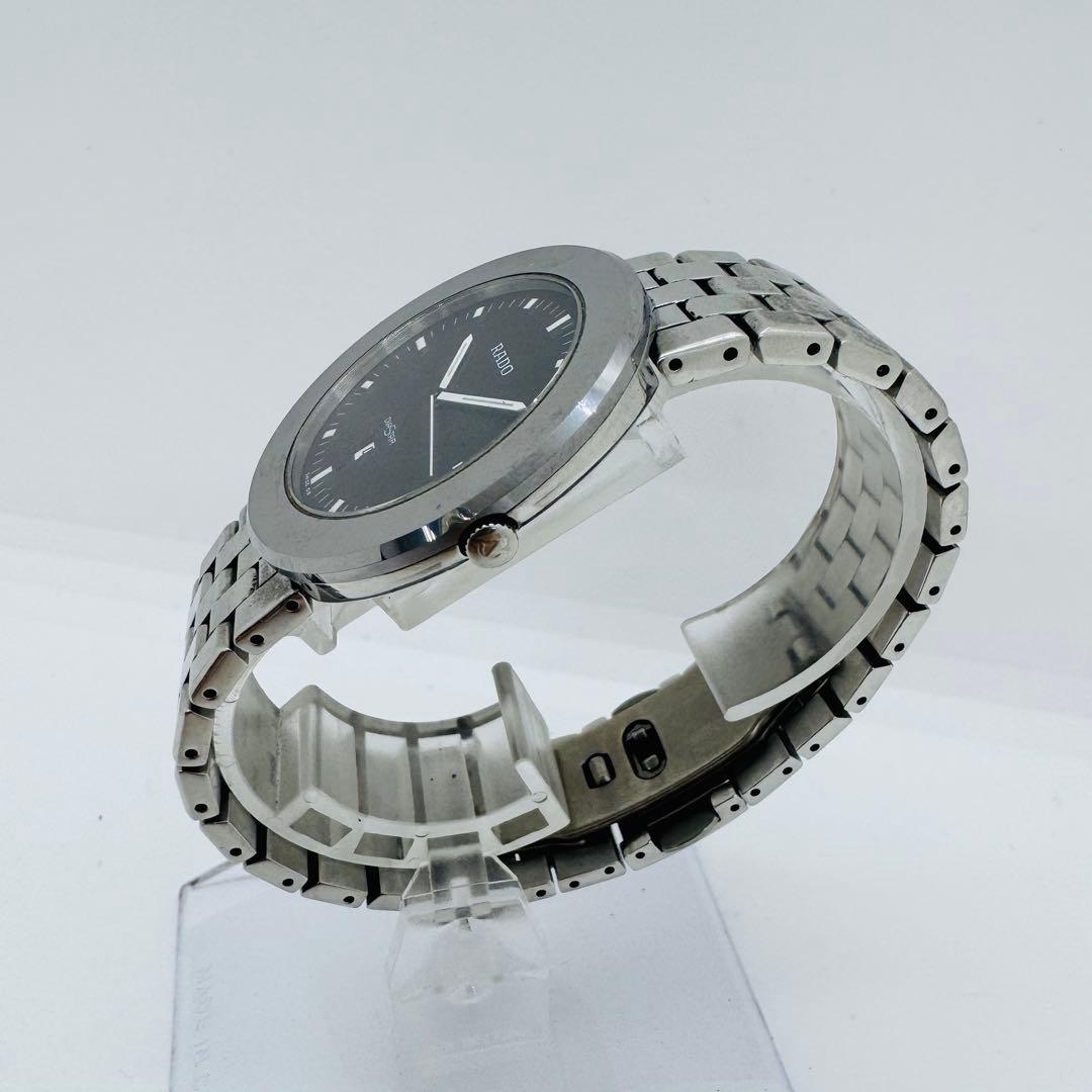 ✨RADO✨ラドー✨デイト✨ブラック文字盤✨DIASTAR✨シルバー✨腕時計✨