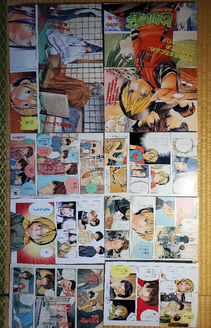 週刊少年ジャンプ　ヒカルの碁　折り込みポスター　切り抜き　５２枚