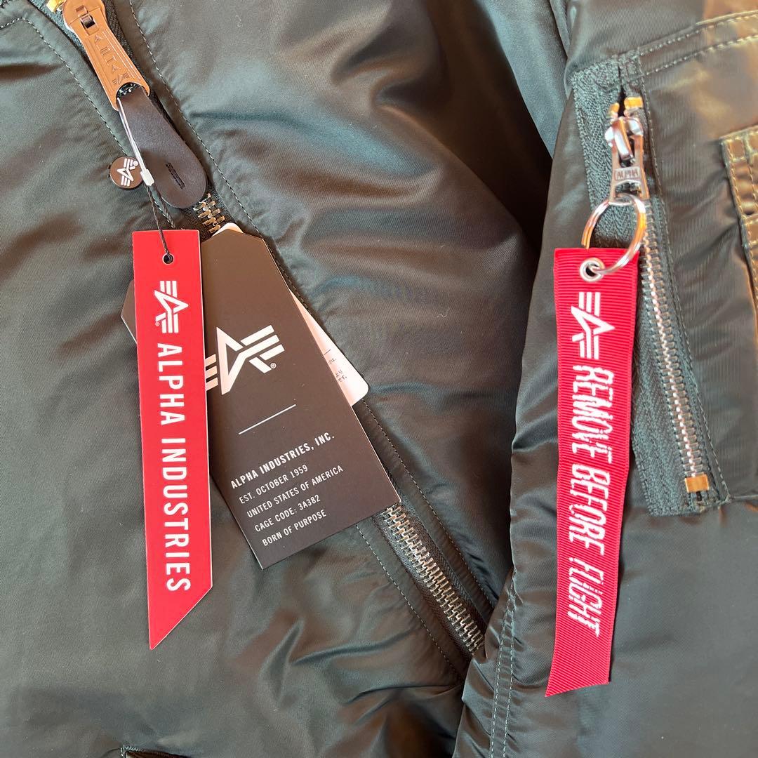 ALPHA INDUSTRIES MA-1 NATUS 新品 P.GREEN