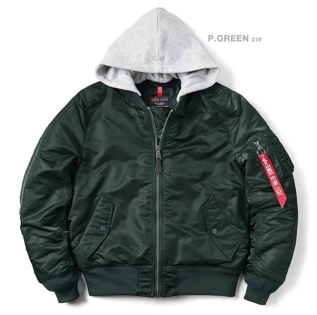 ALPHA INDUSTRIES MA-1 NATUS 新品 P.GREEN