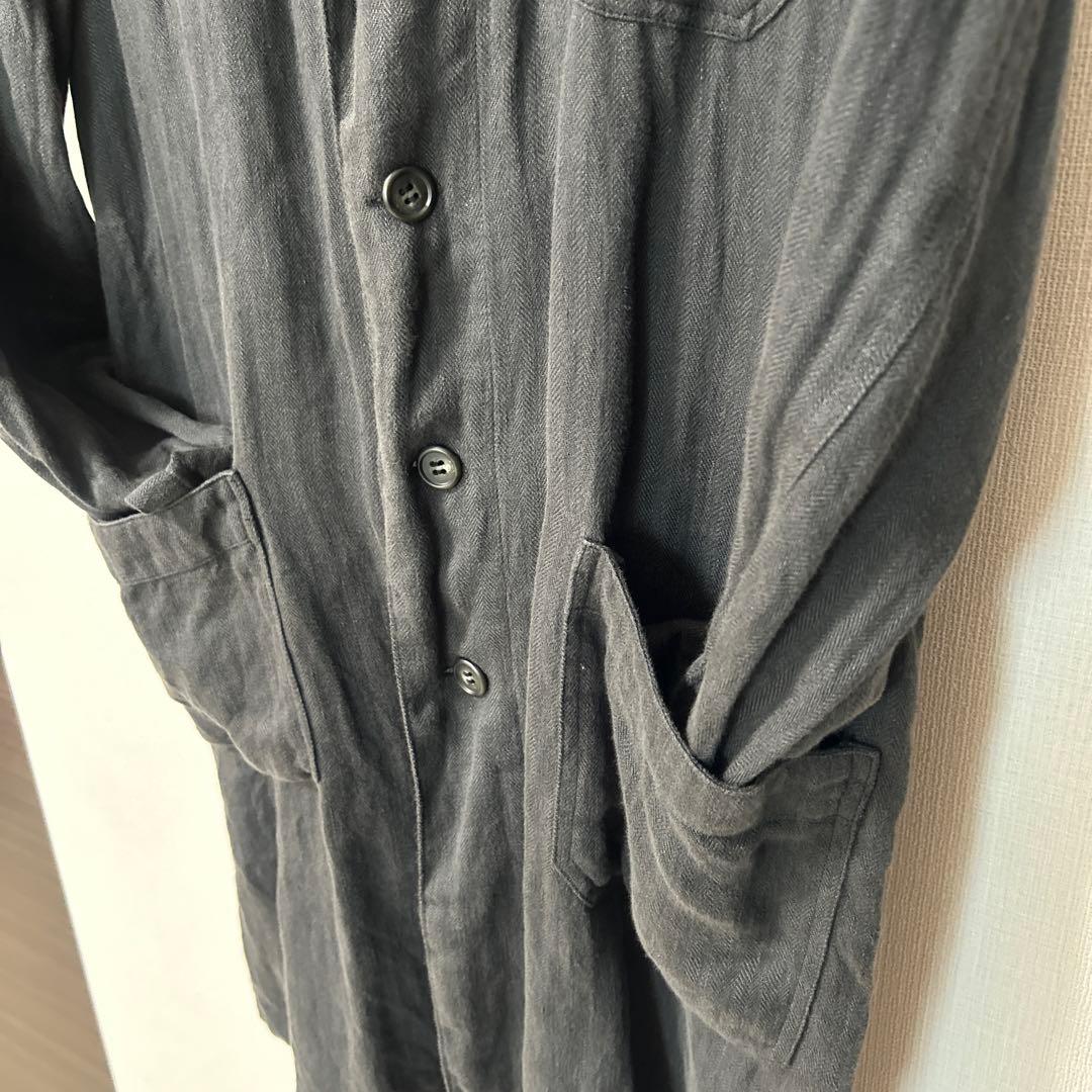 Gauze# リネンチェスターコート 美品