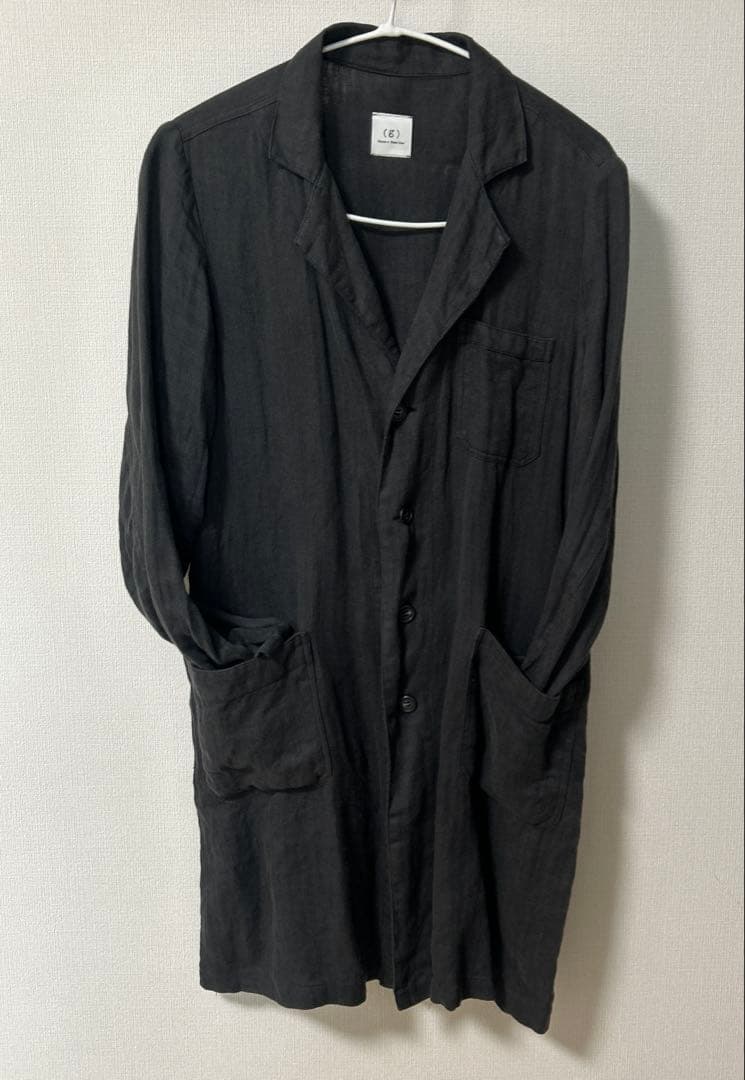 Gauze# リネンチェスターコート 美品