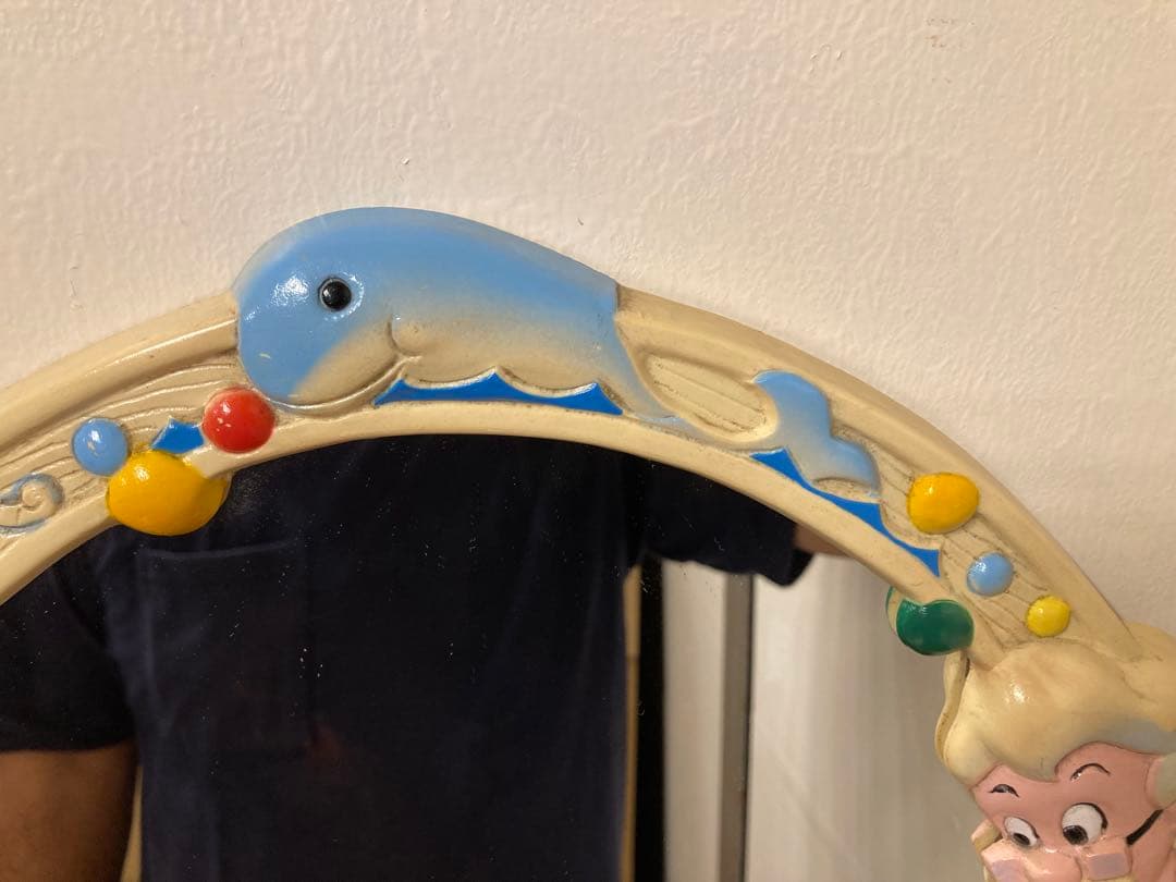 60'sヴィンテージ Disney ディズニー ピノキオ ウォールミラー 壁掛け