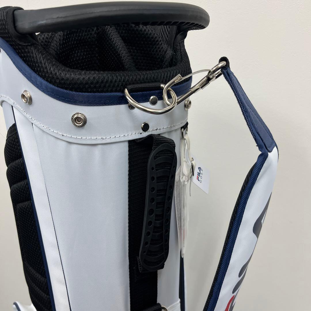 【新品】 FILA フィラ ゴルフ スタンド キャディバッグ 755-970 白