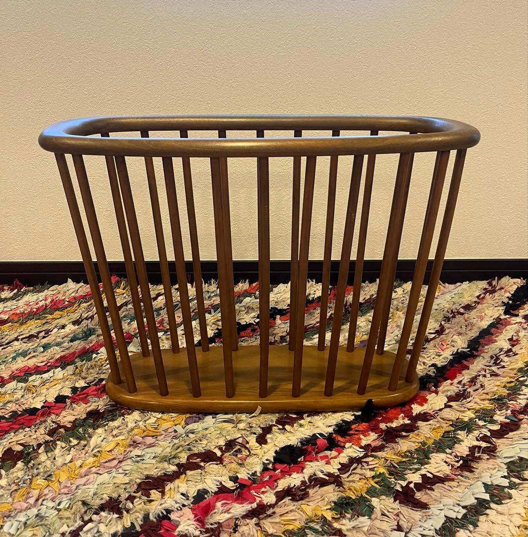 vintage ヴィンテージ マガジンラック　かご