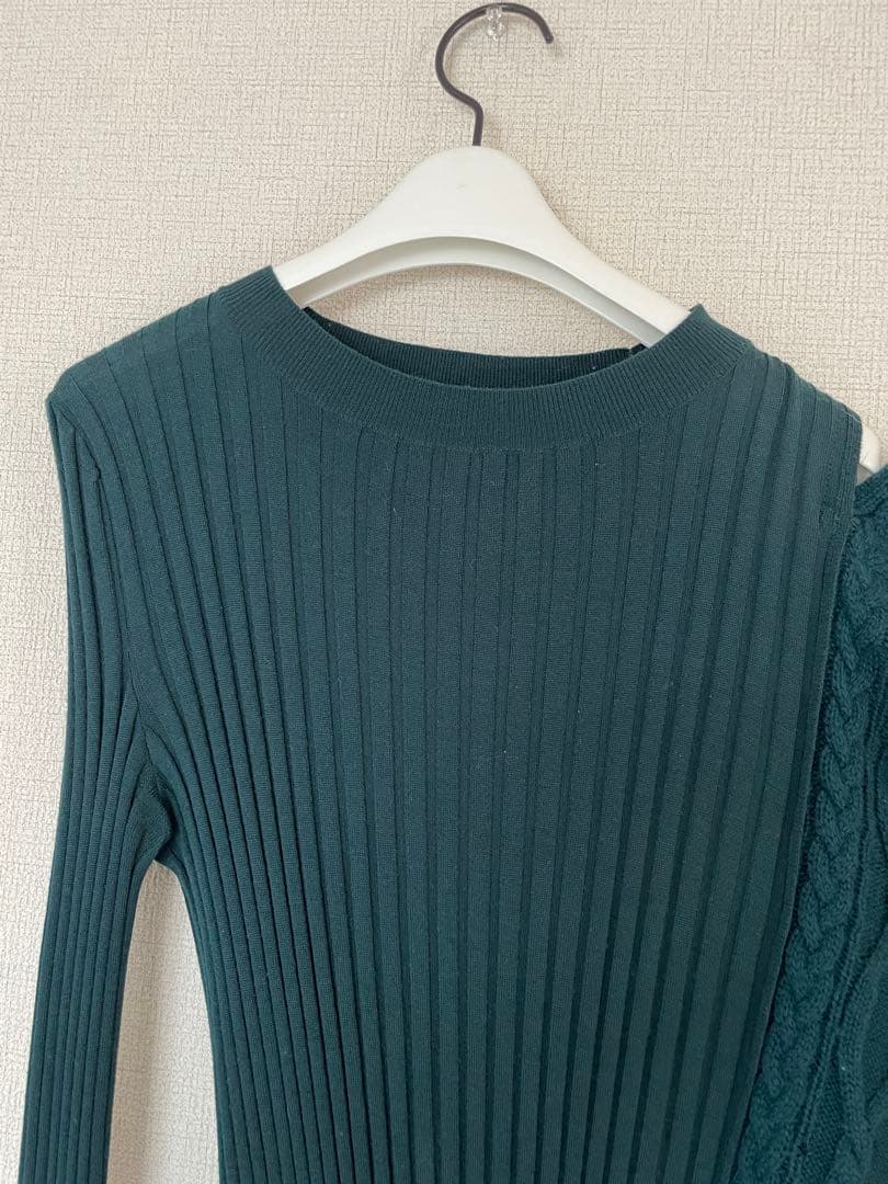 美品【サカイsacai 】ドッキングワンピース　結婚式パーティーやお食事会にも