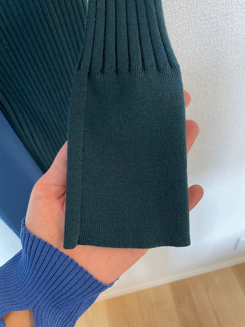 美品【サカイsacai 】ドッキングワンピース　結婚式パーティーやお食事会にも