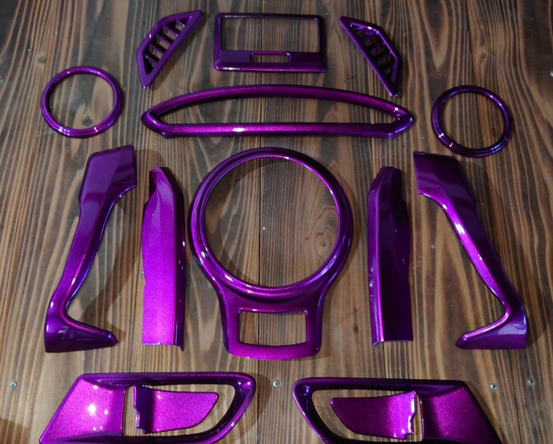 トヨタ86 BRZ zn6 zc6　キャンディパープル室内パネルカバーフルセット