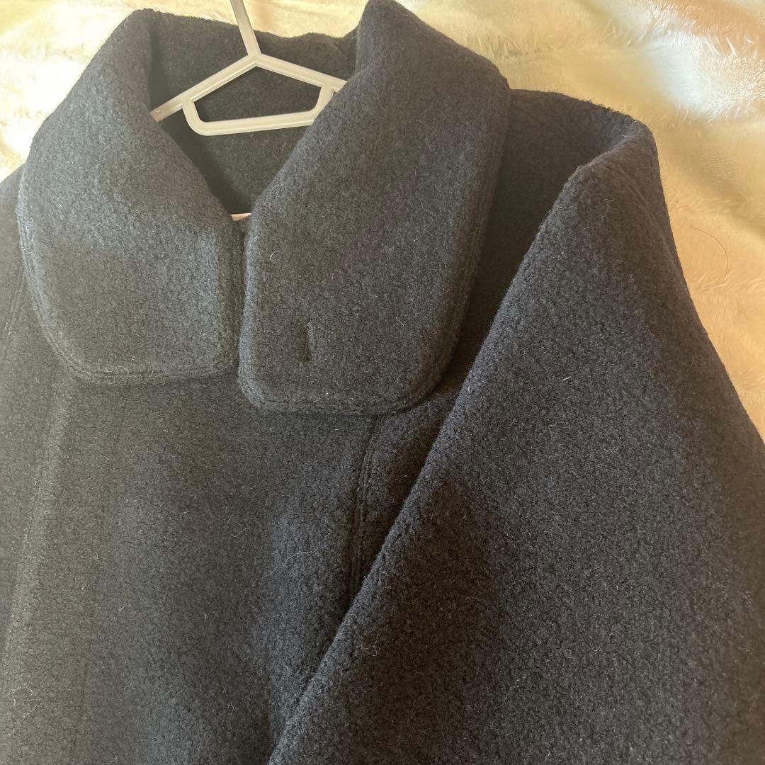 新品todayful Standcollar Boucle Jacket　36黒