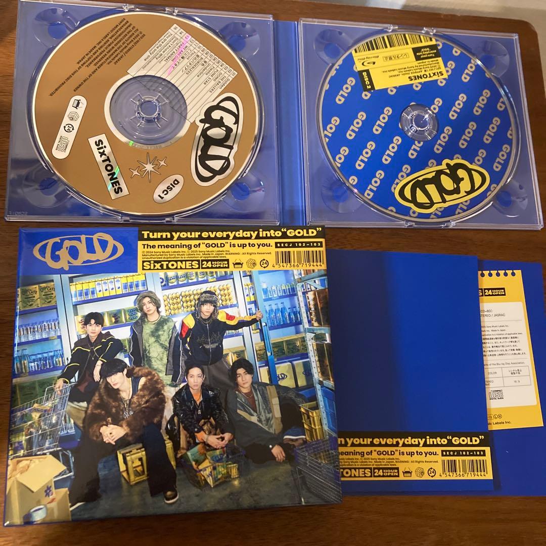 SALE！SixTONES アルバムシングルBlu-ray、初回特典などおまけ付