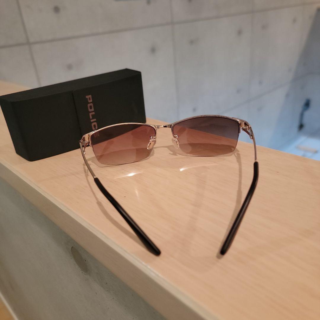 美品...ポリス...サングラス...(茶)