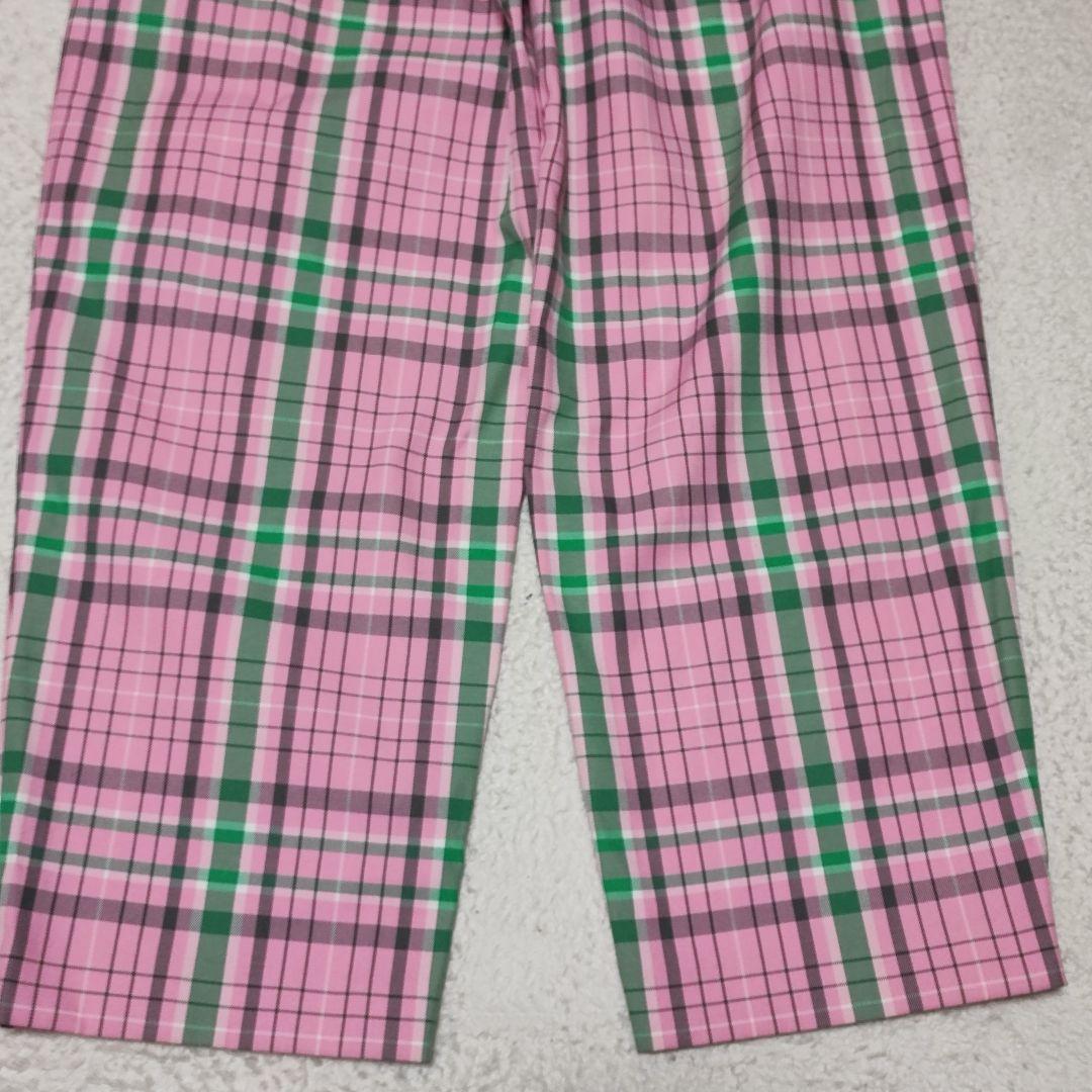 MAISON SPECIAL　2WAYチェックバルーンパンツ　ピンク　サイズ38