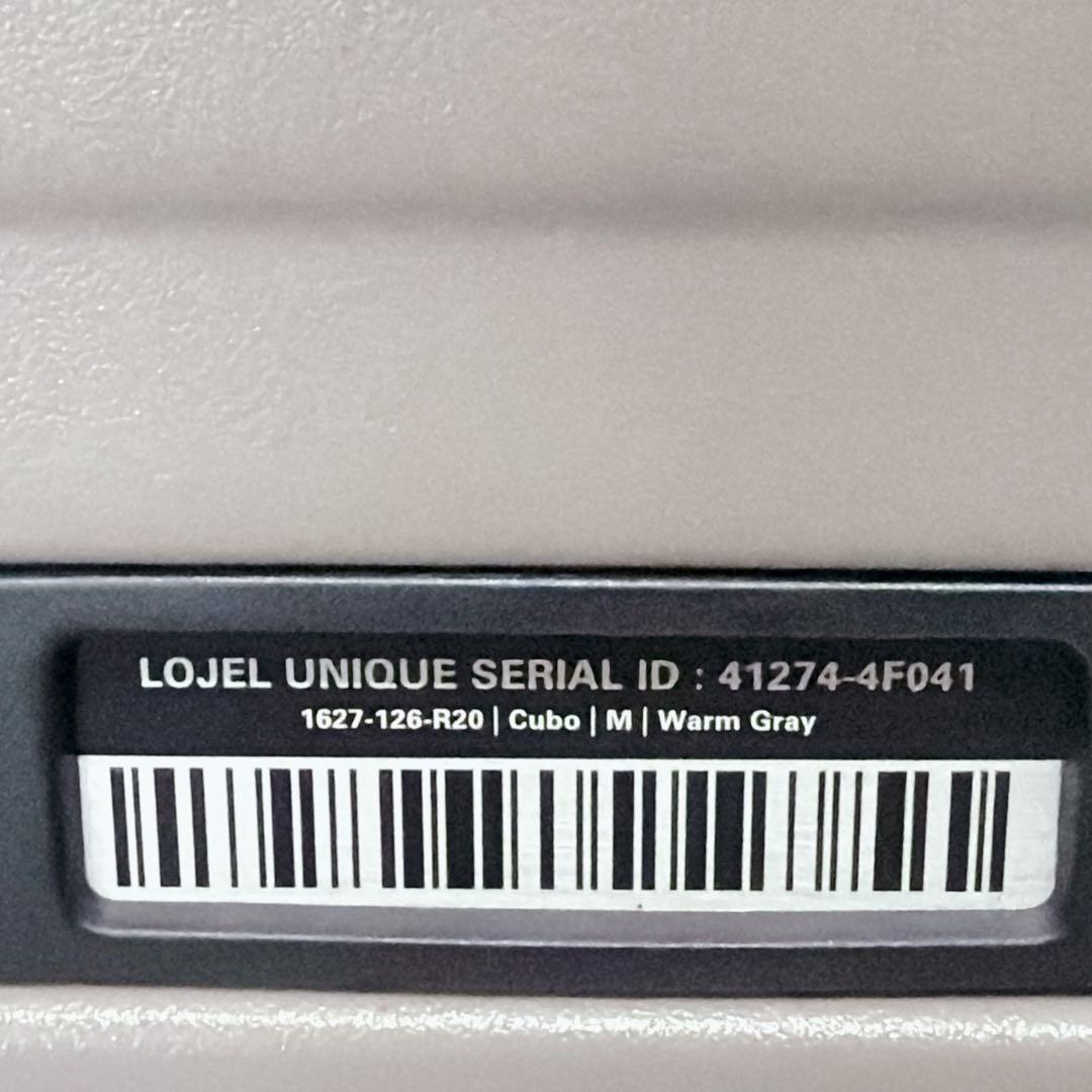 LOJEL ロジェール キューボ Mサイズ 70L ウォームグレー CUBO