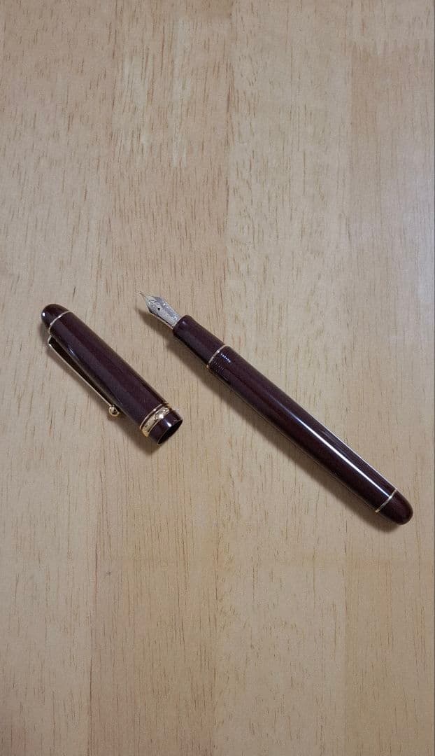 Ｘです。パイロット万年筆 FKK-1000R ペン先14K　ペンケース付