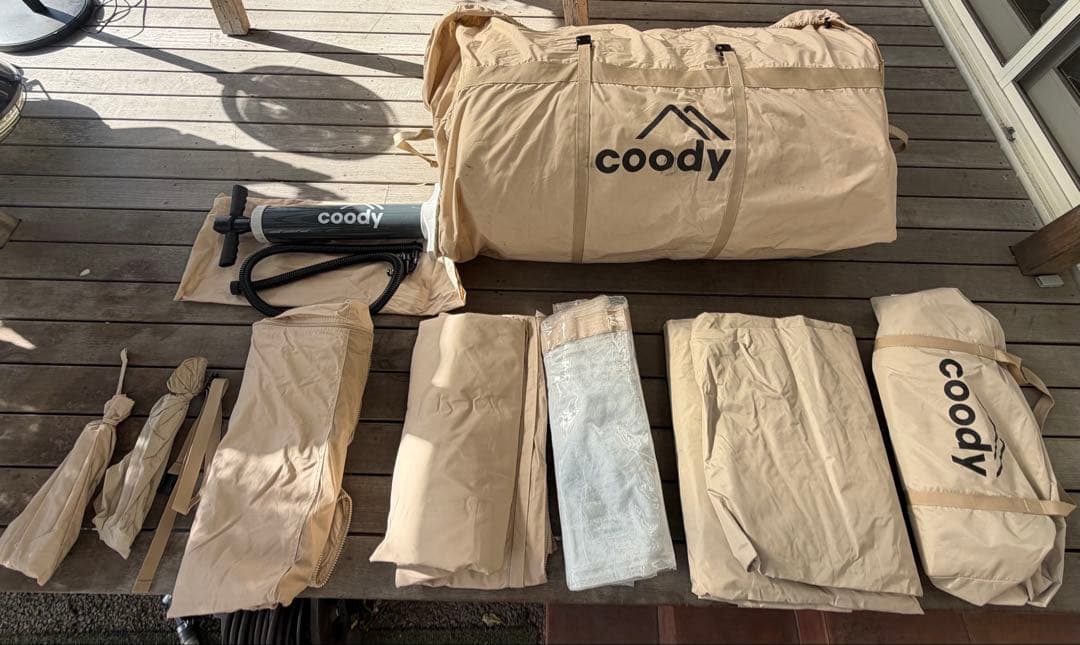 coody familia 17.2 大型キャンプテント　エアテント