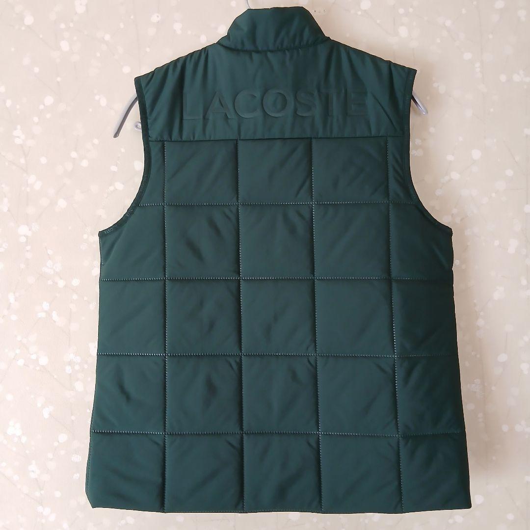 LACOSTE ロゴ入りキルティングベスト