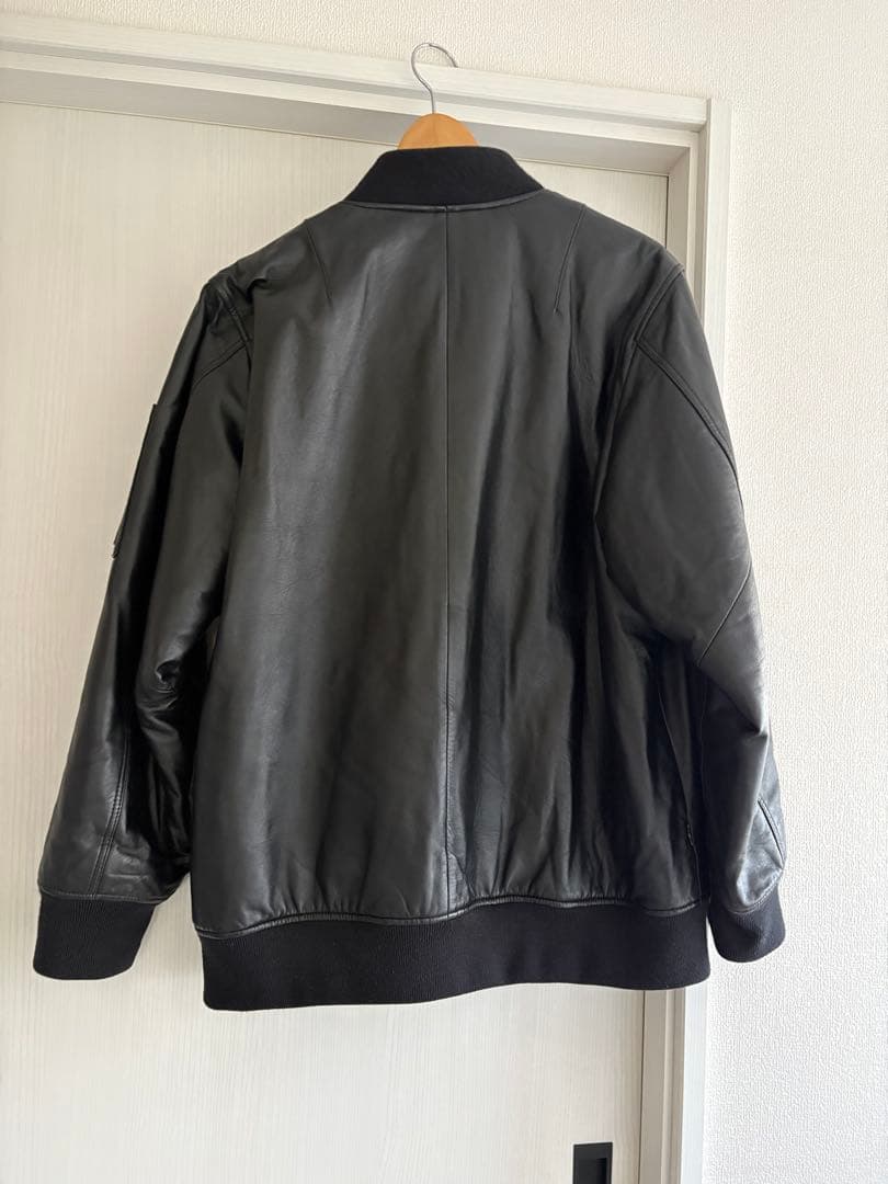 ちゃぴNITRAID レザー MA-1 Lサイズ ブラック