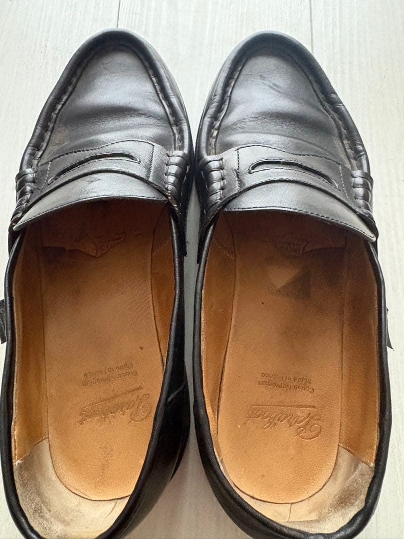 paraboot ランス　uk8 ブラック