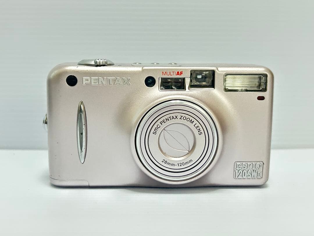 437 完動品 PENTAX ESPIO120SWⅡ フィルムカメラ ピンク