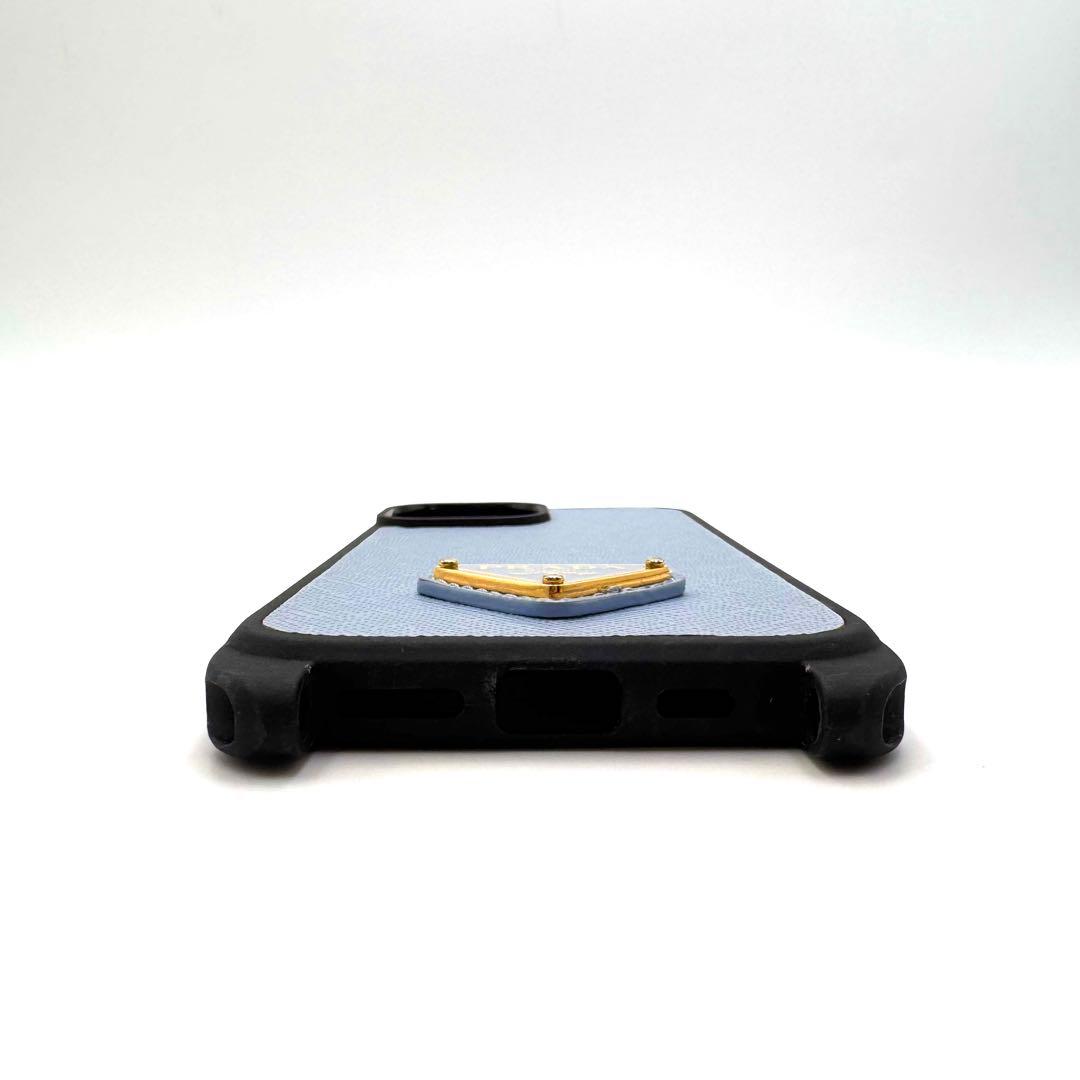 鑑定済み　未使用級✨　プラダ　iPhone15 ショルダースマホケース　三角ロゴ