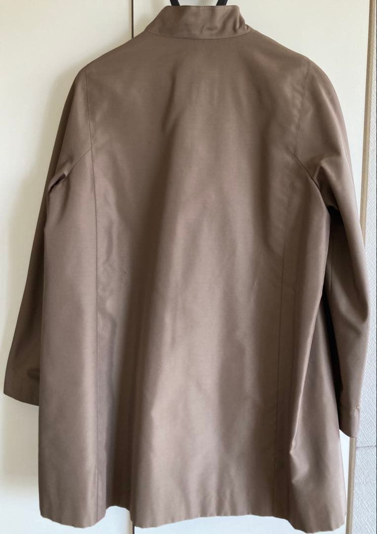 HERNO ヘルノ ライトコート シルク 100% グレージュ ベージュ