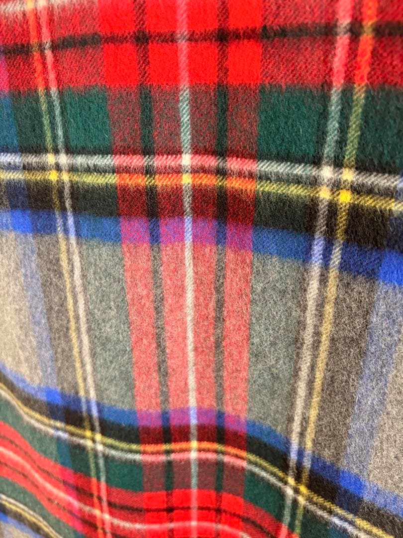 Johnstons　大判カシミヤストール　グレー　正規代理店タグ付き