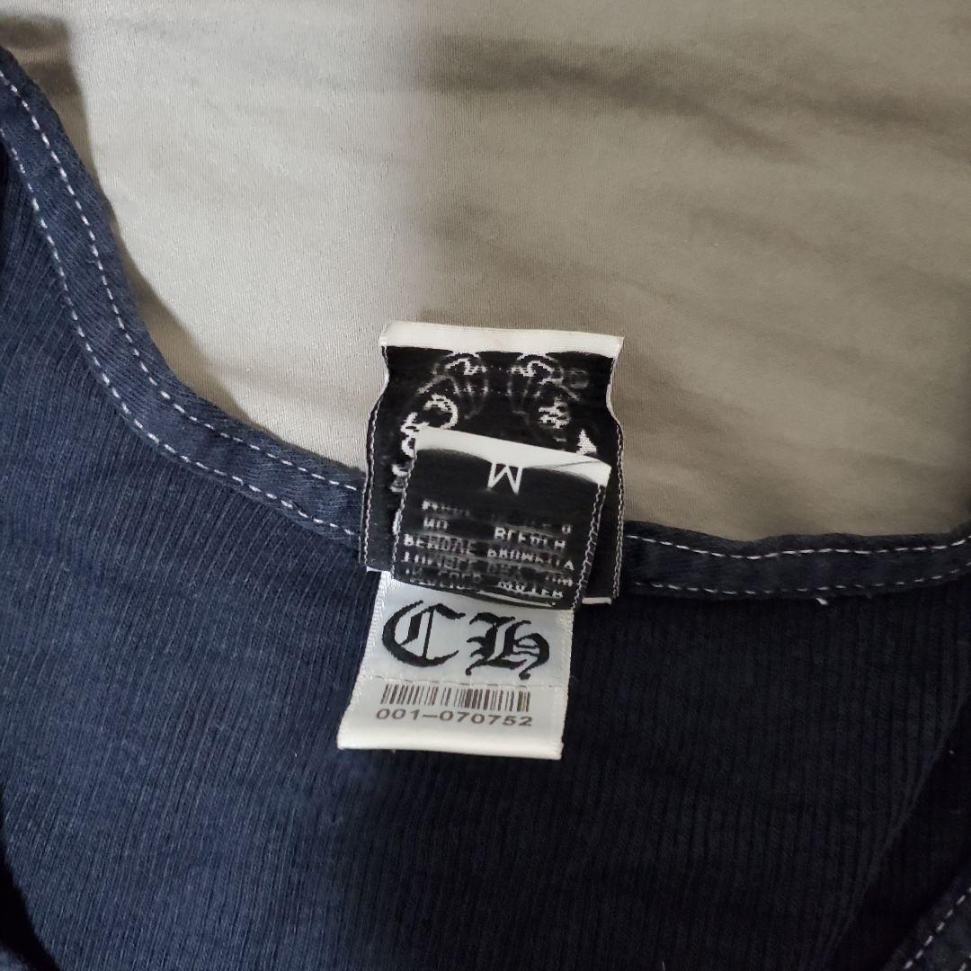 Chrome Hearts ブラック　ゴールドCHプラス　タンクトップ メンズM