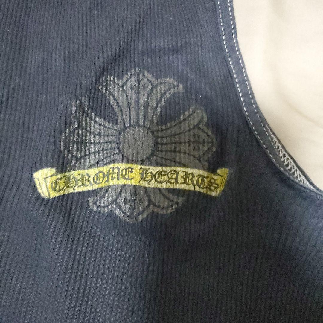 Chrome Hearts ブラック　ゴールドCHプラス　タンクトップ メンズM