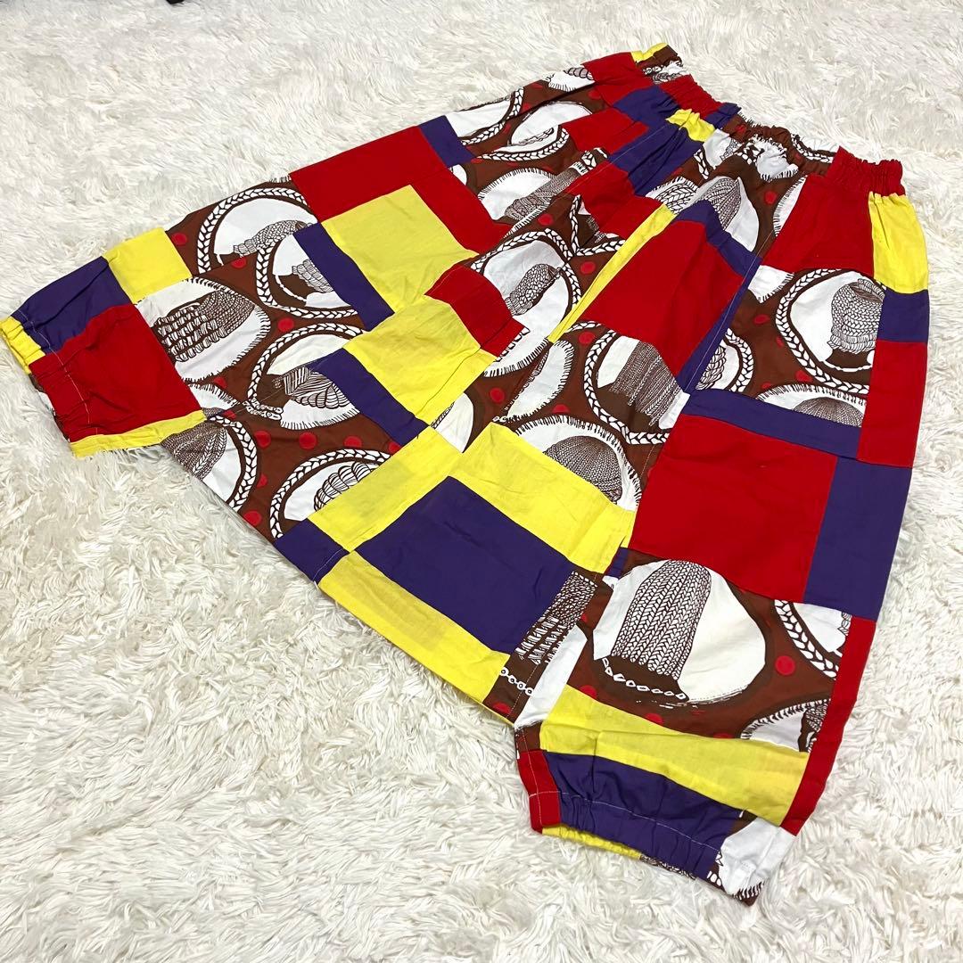 【極美品】コムデギャルソン　レディース　パッチワークデザイン　サルエルパンツ