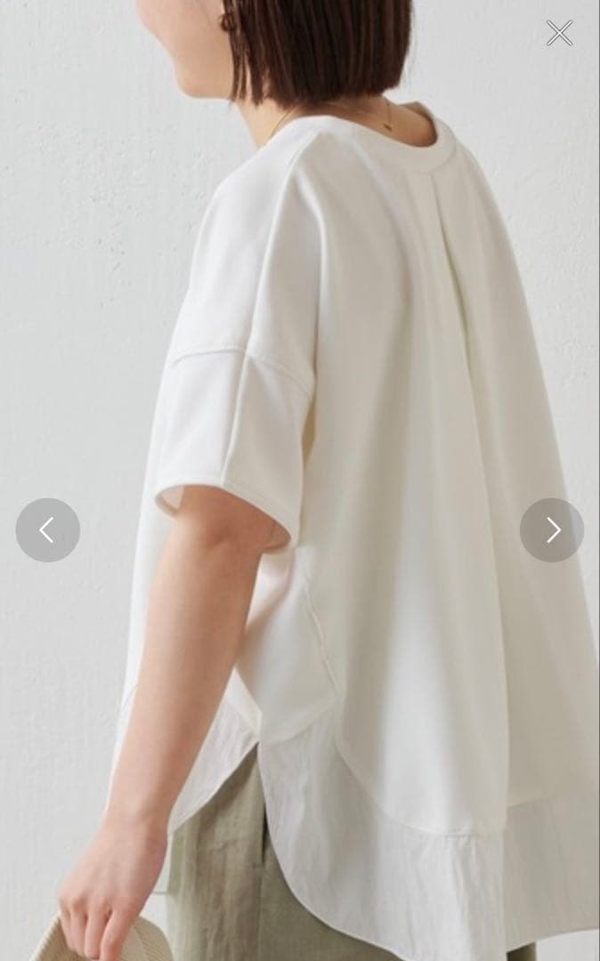 BEARDLEY ビアズリー ラウンドヘムT ホワイト