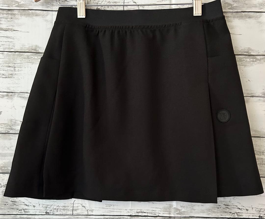 レディースゴルフウェア半袖ポロシャツスカートセットアップLサイズ黒