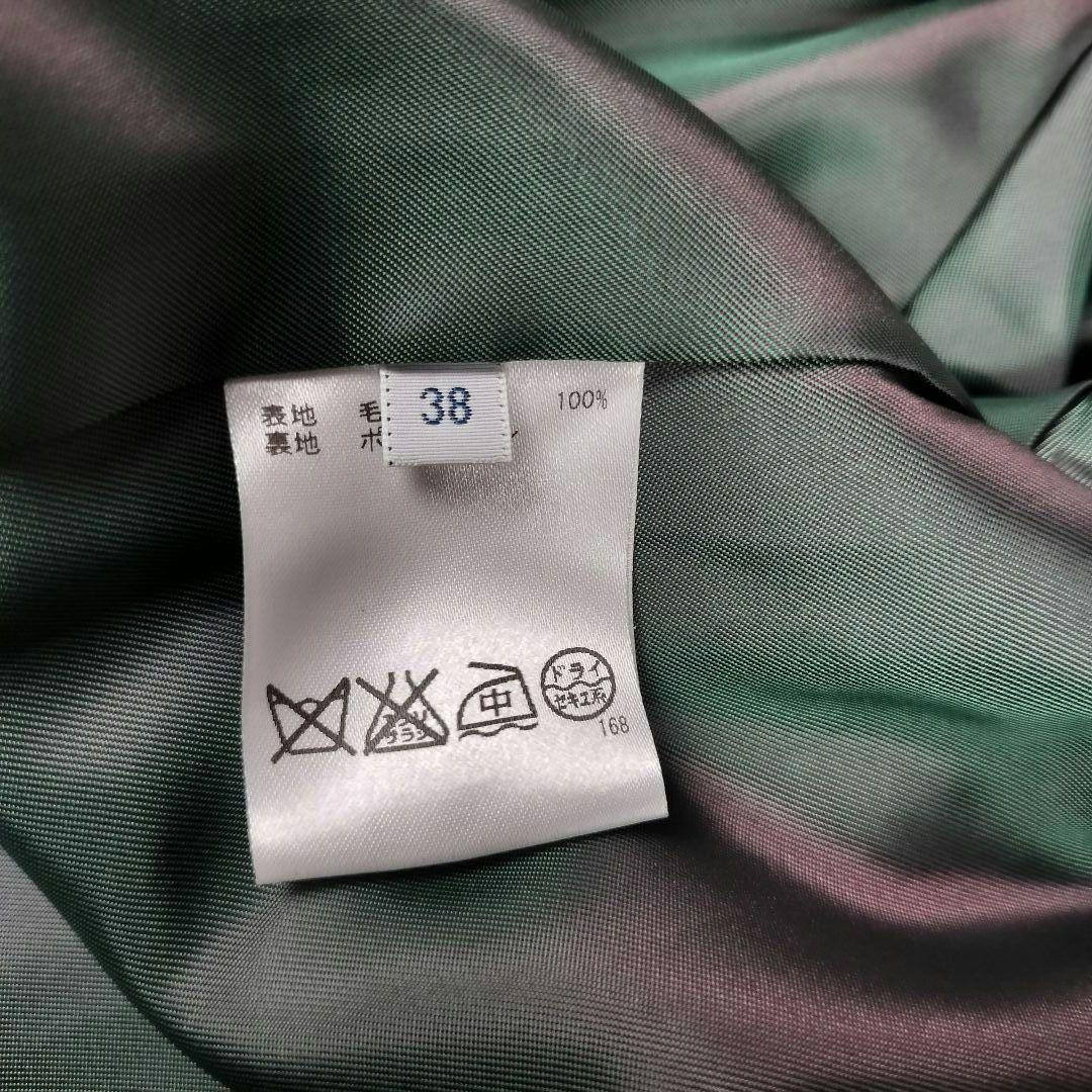 KEITH キース チェック柄コート ウール100% 上品クラシック 38