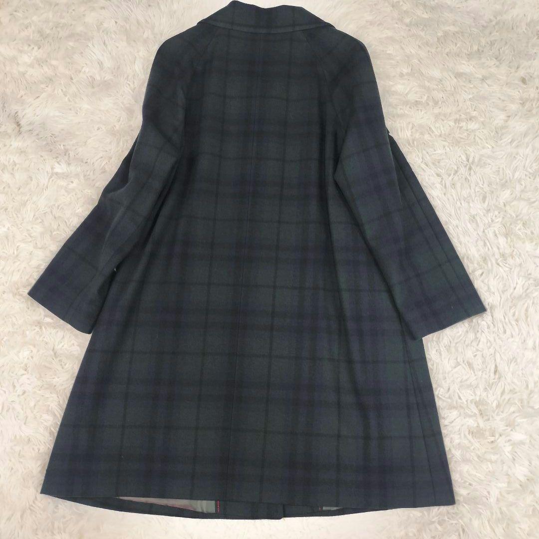 KEITH キース チェック柄コート ウール100% 上品クラシック 38