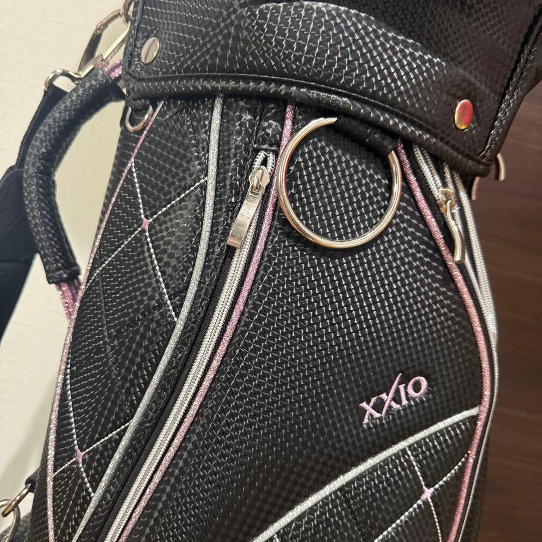 XXIO ゴルフバッグ ダイヤモンドキルティング キャディバッグ レディース